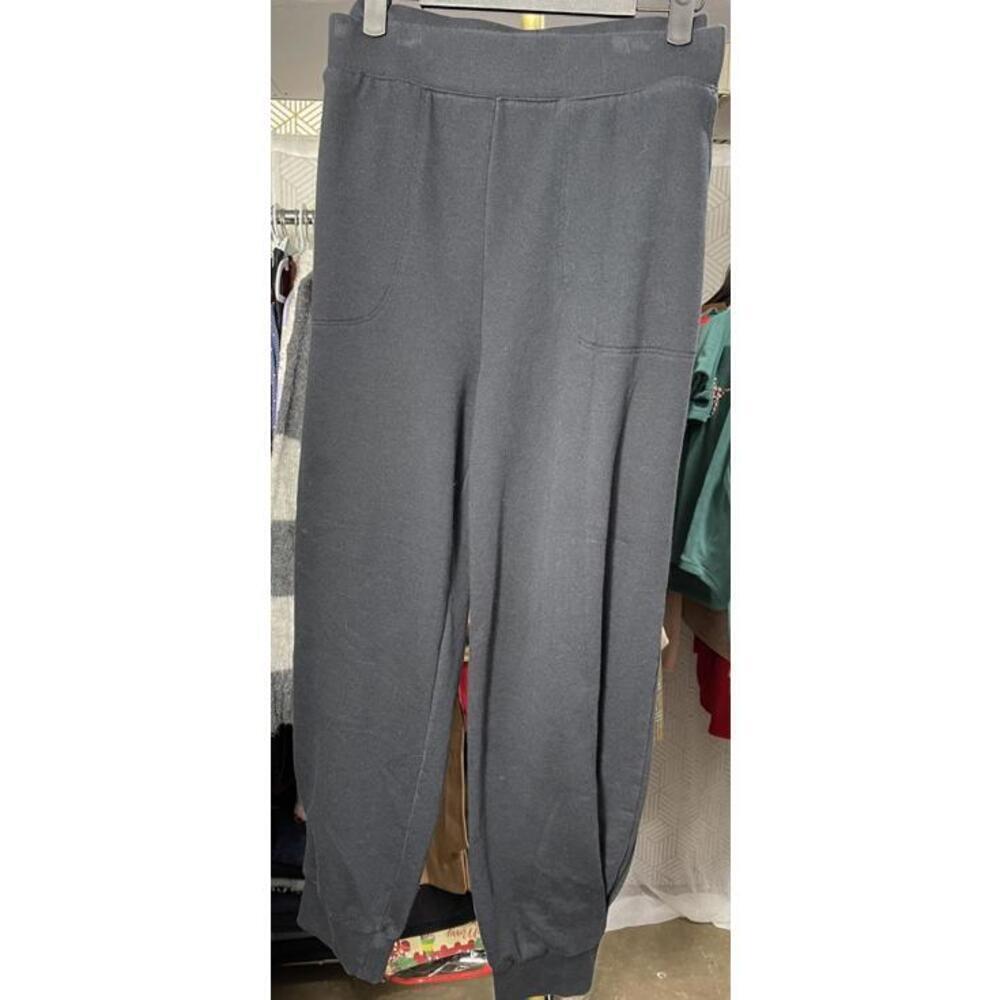 Carla Rockmore Collection Women's Sculpted Leg Sweatpant Black Sz L